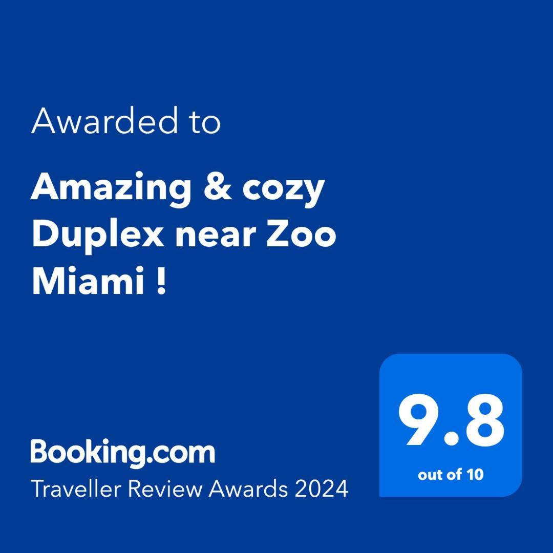 Amazing & Cozy Duplex Near Zoo Miami ! Villa Eksteriør billede